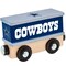 Dallas Cowboys Toy Train Box Car Wooden Hand-Painted Compatible With 1" Tracks